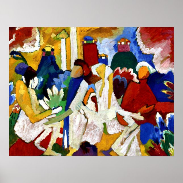 Póster Kandinsky - Oriental (Frente)