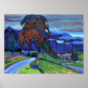 Póster Kandinsky - Otoño en Murnau,