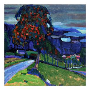 Póster Kandinsky - Otoño en Murnau