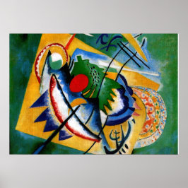 Póster Kandinsky - Oval Rojo