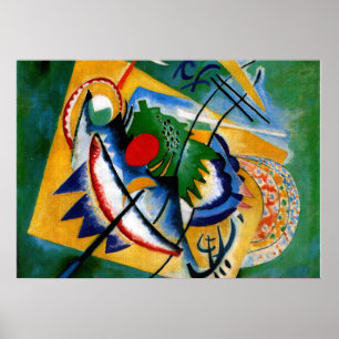 Póster Kandinsky - Oval Rojo