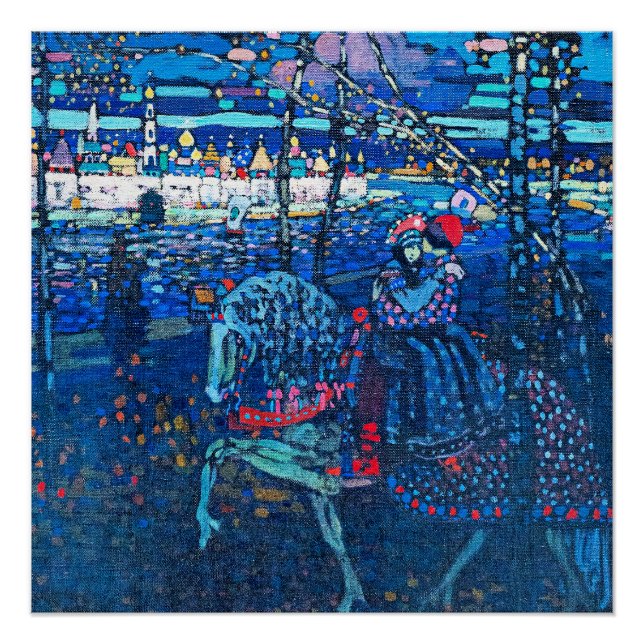 Póster Kandinsky - Pareja montada (Anverso)