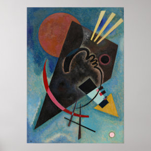 Póster Kandinsky - puntiagudo y redondo