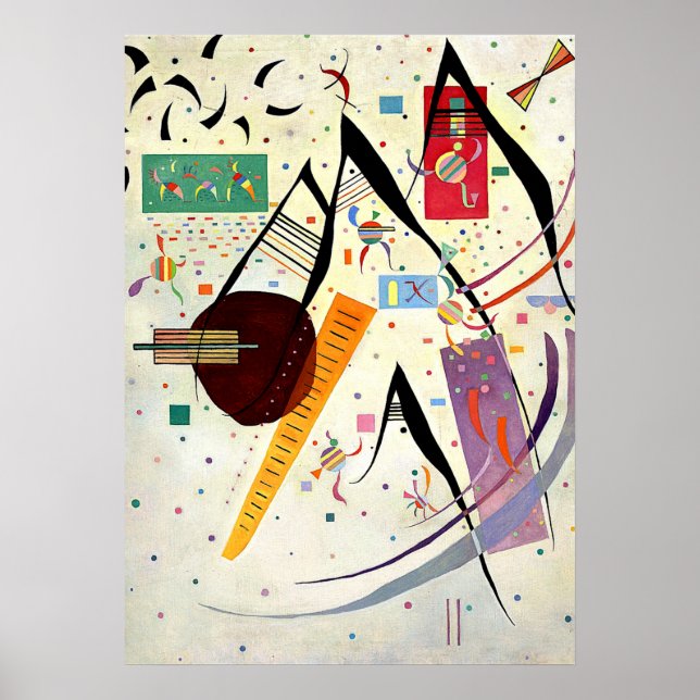Póster Kandinsky - Puntos negros (Frente)