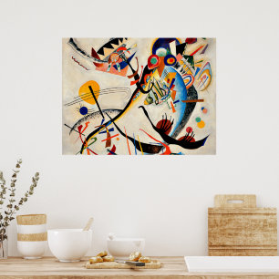 Póster Kandinsky - Segmento azul