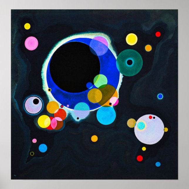 Póster Kandinsky Several Circles Poster (Frente)