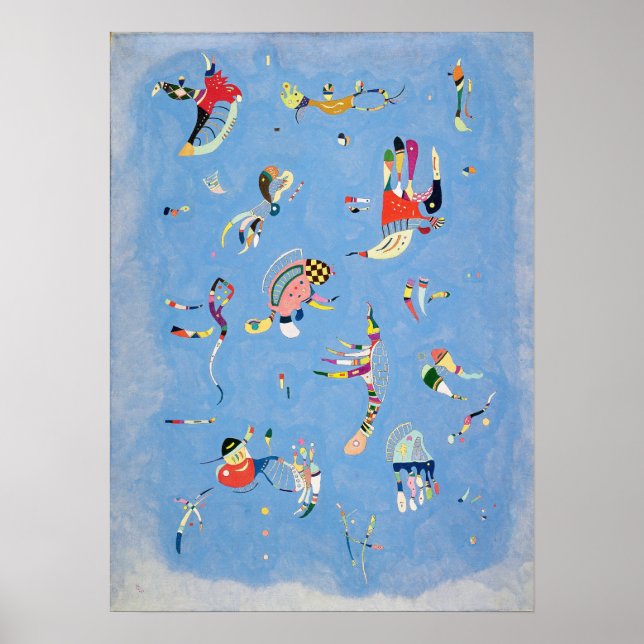 Póster Kandinsky Sky Blue Poster (Frente)