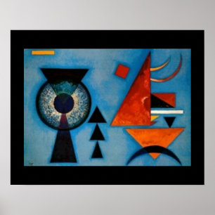 Póster Kandinsky Suave Duro Abstracto