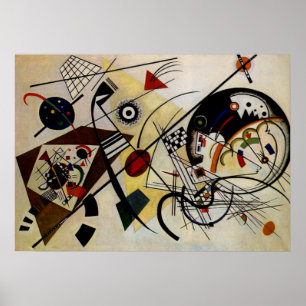 Póster Kandinsky Transverse Línea Ininterrumpida Poster d