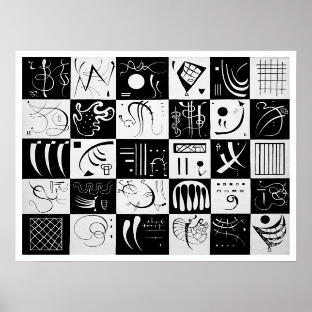 Póster Kandinsky - Trente, 1936 (Frente)