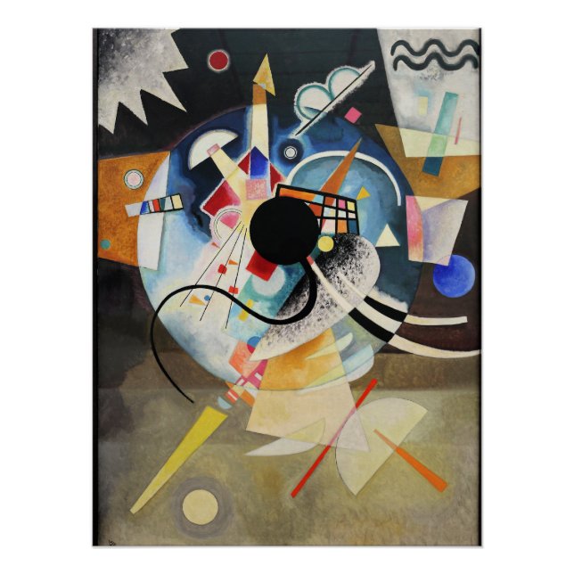 Póster Kandinsky - Un centro (Anverso)