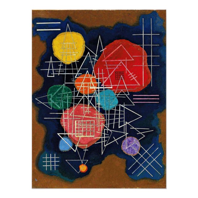 Póster Kandinsky - Vestido brillante (Anverso)