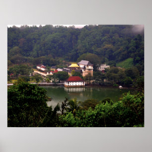 Póster Kandy temple, Sri Lanka