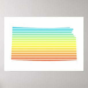 Póster kansas chill fade