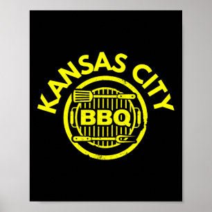 Póster Kansas City Bbq - Amo La Barbacoa