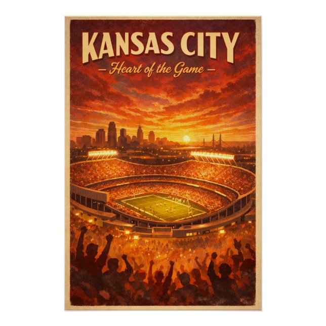 Póster KANSAS CITY – Corazón del Juego (Anverso)