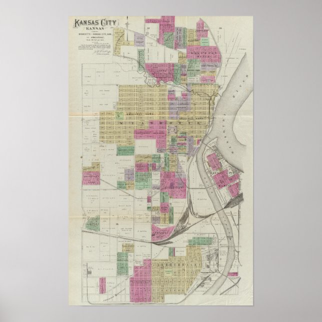 Póster Kansas City, Kansas (Frente)