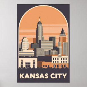 Póster Kansas City, Missouri