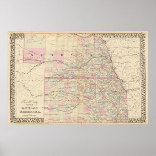 Póster Kansas, Nebraska