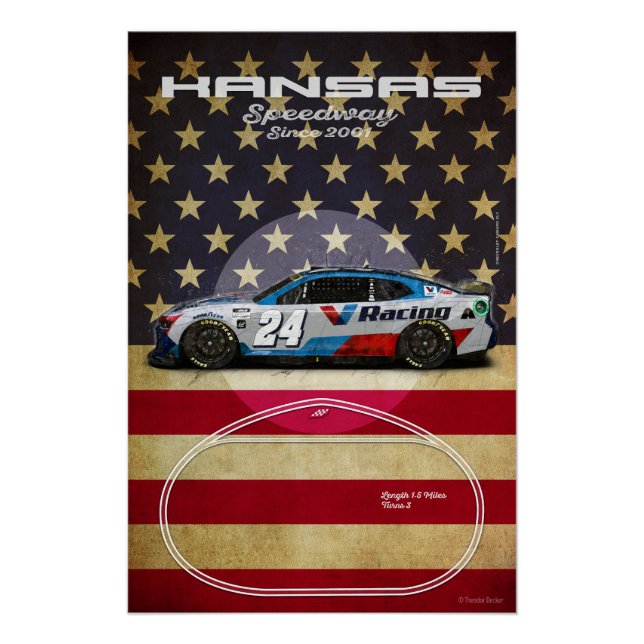 Póster Kansas Speedway (Anverso)