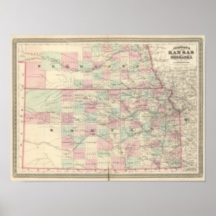 Póster Kansas y Nebraska