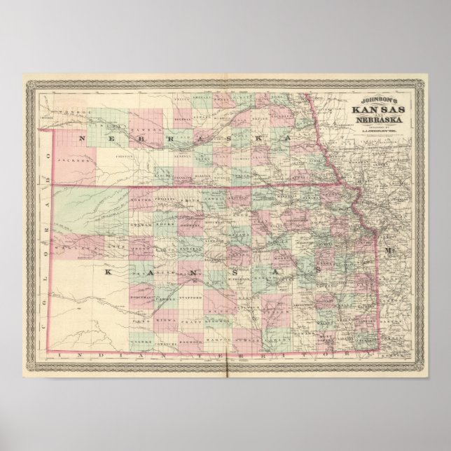 Póster Kansas y Nebraska (Frente)