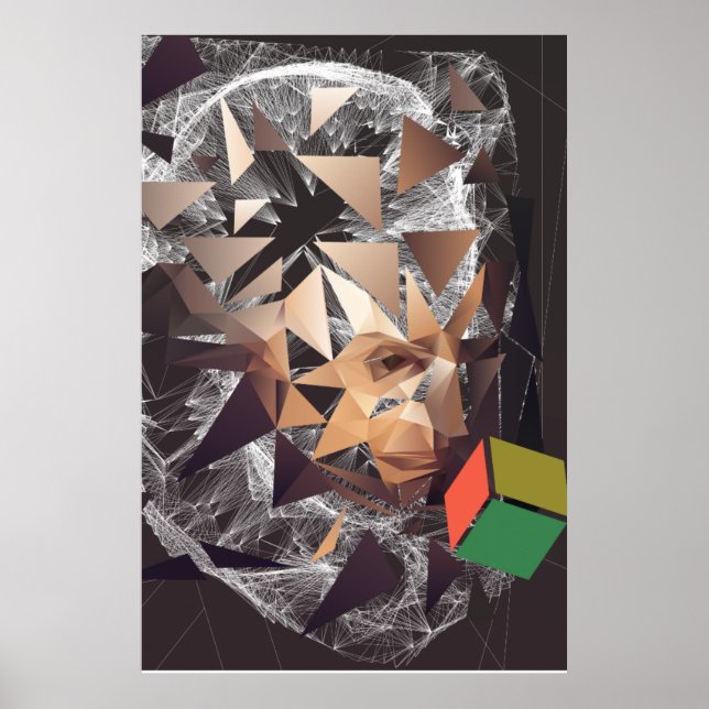 Póster Kant Pensando en el Trascendentalismo (Frente)