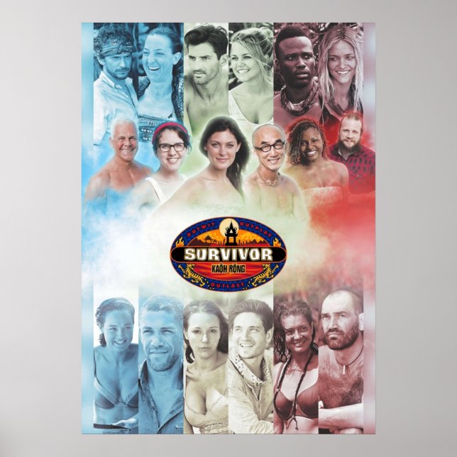 Póster Kaoh Rong, superviviente (Frente)