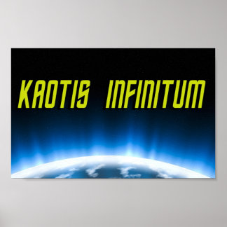 Póster Kaotis Infinitum Federation Poster