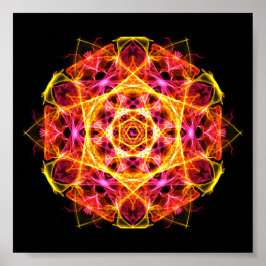 Póster Kapha Dosha Balancing Ayurveda Mandala