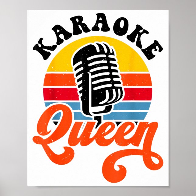 Póster Karaoke Queen  (Frente)