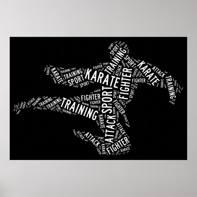 Póster Karate (Frente)
