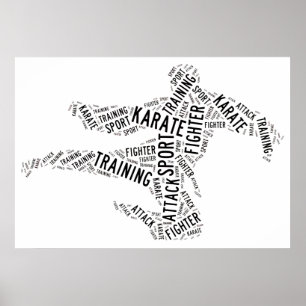 Póster Karate