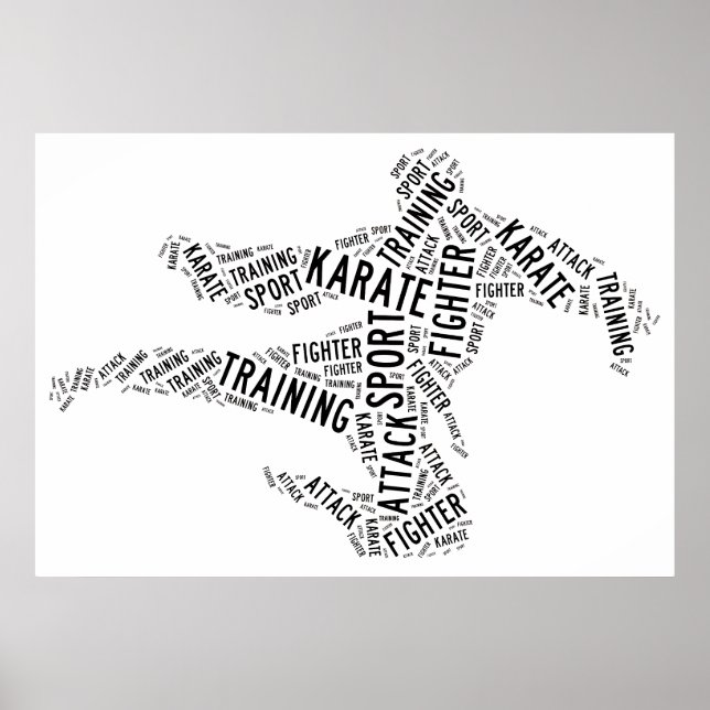 Póster Karate (Frente)