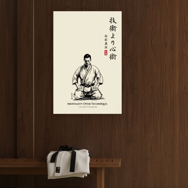Póster Karate 5th Precept  - Mentality Over Technique (Subido por el creador)