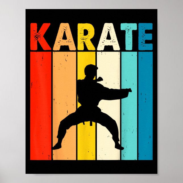Póster Karate Antiguo (Frente)