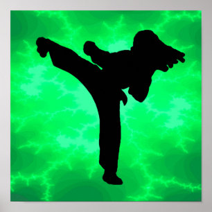 Póster Karate Chica