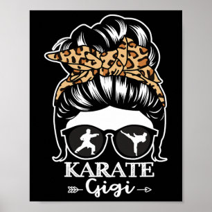 Póster Karate Gigi Peinado Desordenado Pelo Divertido Kar