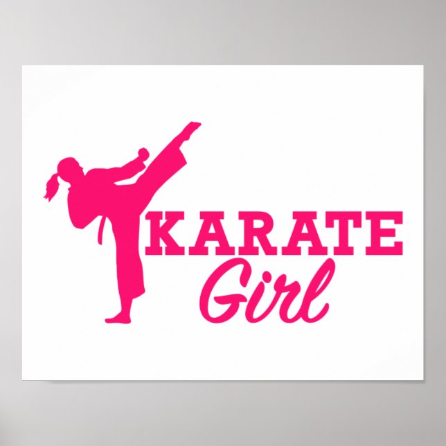 Póster Karate girl (Frente)