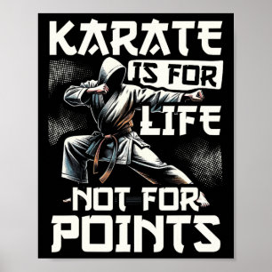 Póster Karate Gracioso Para Los Hombres Judo - Karate Es 