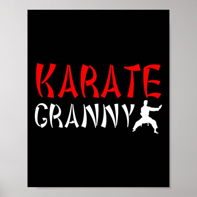 Póster Karate Granja Orgullosa Karate Abuela 1 (Frente)