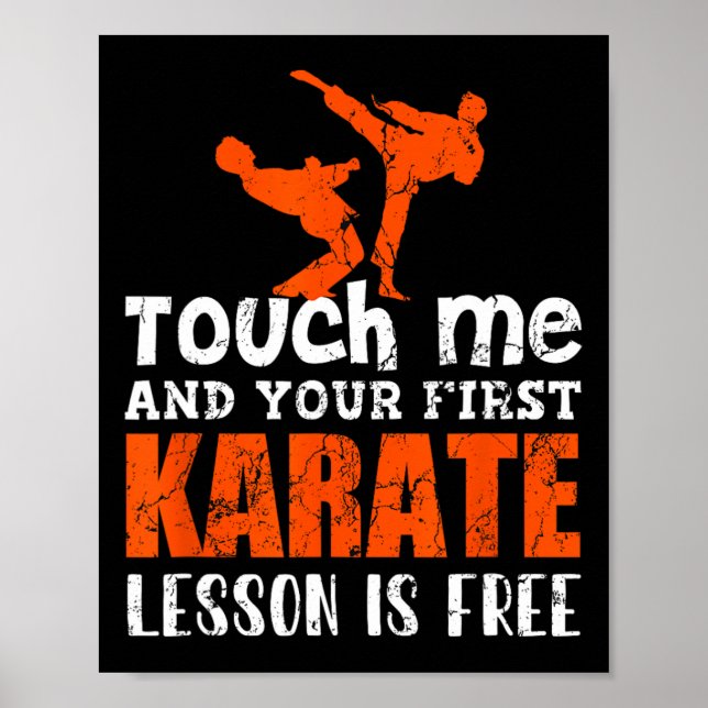 Póster Karate Karate Para Niños Karate Rankbe (Frente)