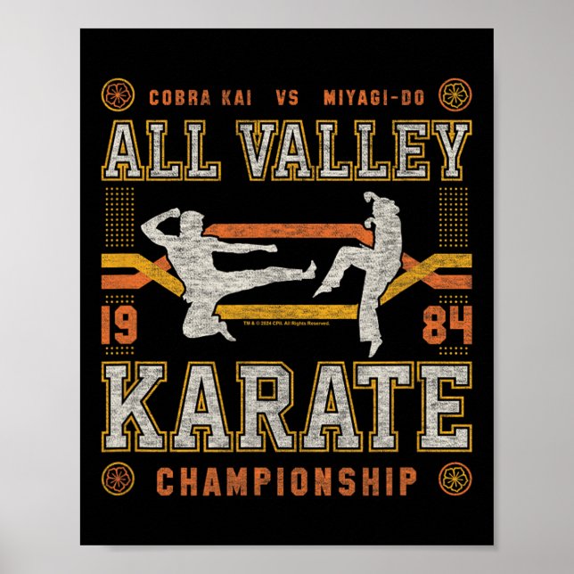 Póster Karate Kid - Campeonato de Todo el Valle (Frente)