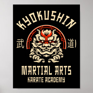 Póster Karate Kyokushin Artes Marciales Japonesas
