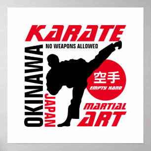 Póster Karate Man