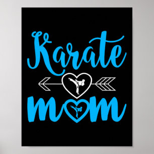 Póster Karate Mom Funny Orgullosa Madre de Karate