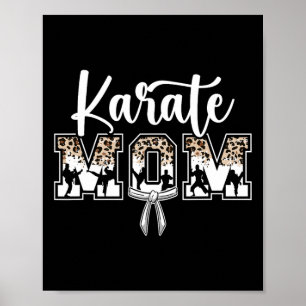 Póster Karate Mom Karate Mama Karate Madre