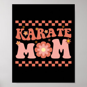 Póster Karate Mom Karate Player Martial Art Lover Karate