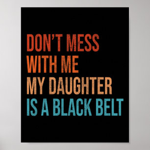 Póster Karate Mom My Daughter Es Una Artes Marciales De C