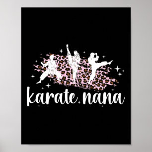 Póster Karate Nana Leopard Karate Nana Grandma